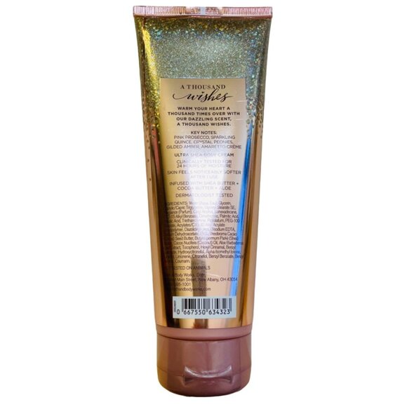 Bath & Body Works A Thousand Wishes 24 Hour Moisture Ultra Shea Body Cream 8 Oz - Picture 2 of 6